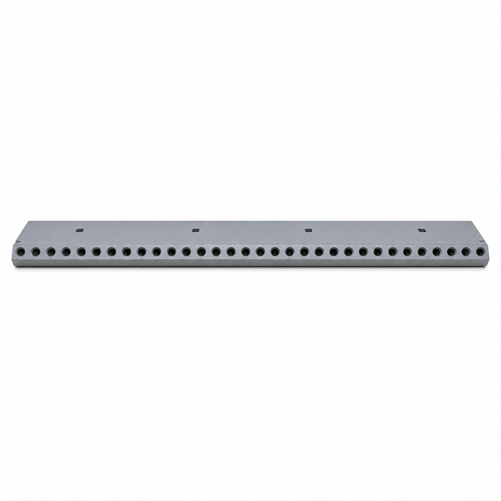 Carbide plate for pins 16x130x1220mm/305 45°