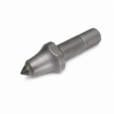 Carbide milling bit, nut locking
